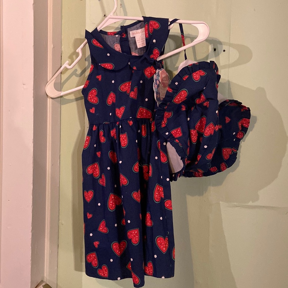 Toddler Dress and Hat